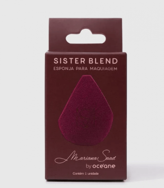 Esponja Vinho de Maquiagem Mariana Saad - Sister Blend By Océane