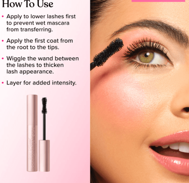 Máscara para cílios volumizadora Better Than Sex Too Faced