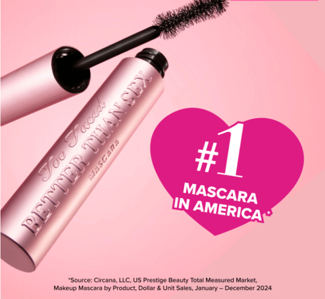 Máscara para cílios volumizadora Better Than Sex Too Faced