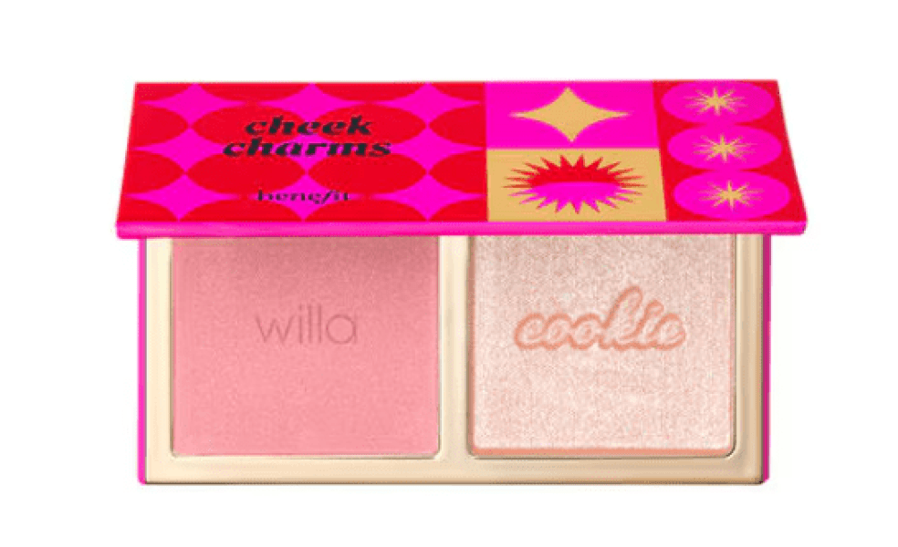 mini paleta blush e iluminador benefit cheeky charms cheek Benefit