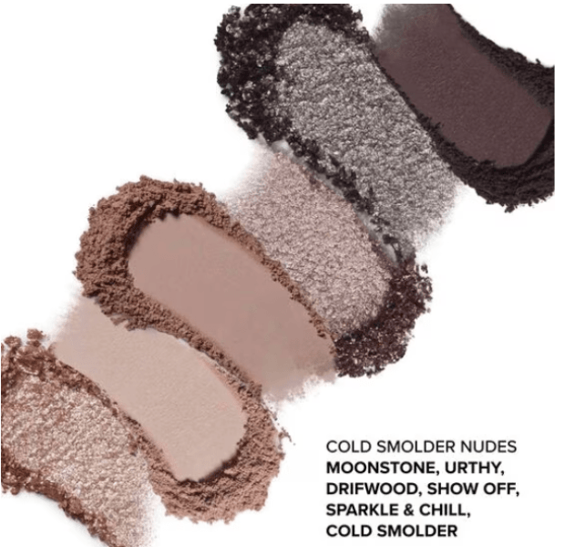 mini paleta de sombras born this way warm COLD SMOLDER TOO FACED