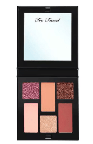 mini paleta de sombras born this way warm TOO FACED