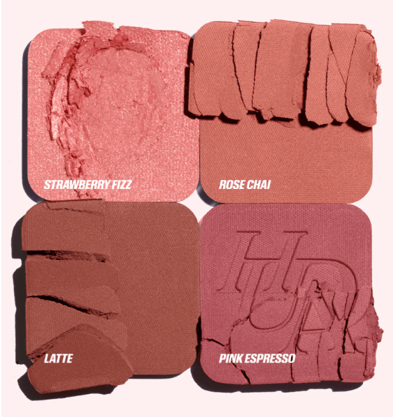 PALETA DE BLUSH COM FILTRO DE ESFUMAR BLUSHLIGHTERS Huda Beauty