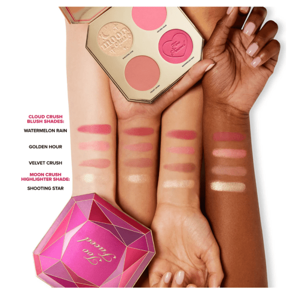 Paleta de blush e iluminador Jewel Crush Too Faced