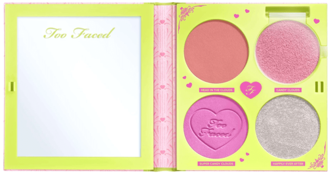 Paleta Fairytale Crush: Blush & Highlighter Too Faced