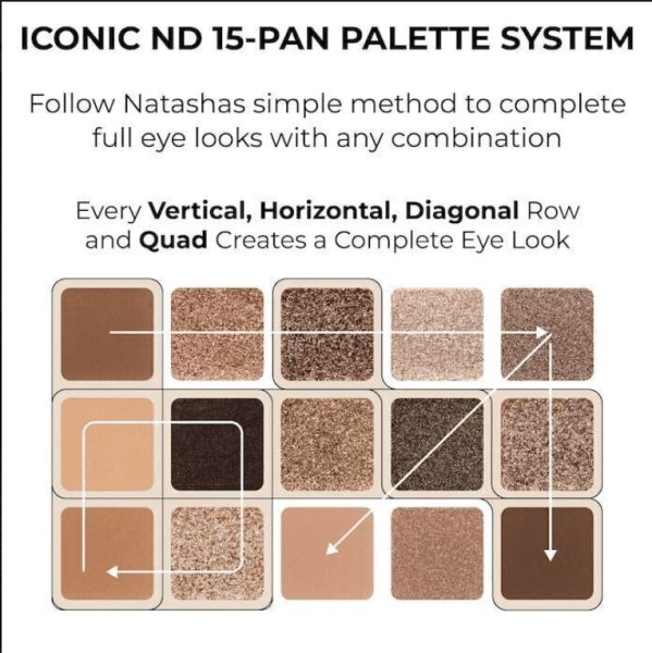 Paleta Tan Eyeshadow NATASHA DENONA