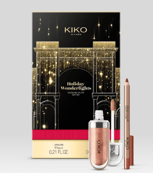 Kit Gloss e Lápis kiko milano 02  Avelã Estilosa