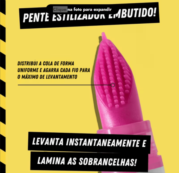 Brow Glue Crazy Lift - Lamination de Sobrancelha Transparente NYX