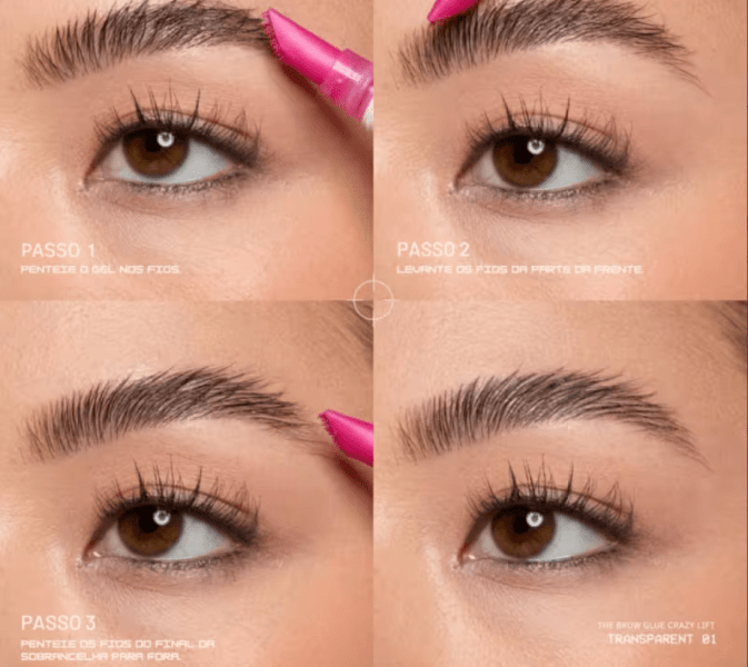 Brow Glue Crazy Lift - Lamination de Sobrancelha Transparente NYX